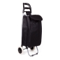 Preview: Einkaufswagen Einkaufstrolley schwarz - 92 x 32 x 21 cm - 40 Liter