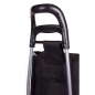 Preview: Einkaufswagen Einkaufstrolley schwarz - 92 x 32 x 21 cm - 40 Liter