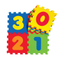 Preview: Spielteppich Puzzlematten Numbers 7mm 9-tlg. 33x33 cm