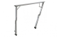 Preview: Berger Aluminium Rolltisch 115 x 78,5 cm