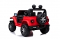 Preview: Kinderfahrzeug - Elektro Auto Jeep Wrangler Rubicon - Lizenziert - 12V10AH Akku + 4 Motoren + 2,4Ghz+Ledersitz+EVA -Rot