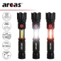 Preview: ARCAS Taschenlampe 3 in 1 LED Leuchte Schwarz