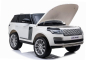 Preview: Kinderfahrzeug weiss - Elektro Auto Land Rover Range Rover - Lizenziert - 2x 12V7AH, 4 Motoren- 2,4Ghz Fernsteuerung, MP3, Ledersitz+EVA