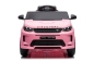 Preview: Kinderfahrzeug pink - Elektro Auto "Land Rover Discovery 5" - Lizenziert - 12V7AH, 2 Motoren- MP3, Ledersitz+EVA-Pink