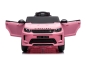 Preview: Kinderfahrzeug pink - Elektro Auto "Land Rover Discovery 5" - Lizenziert - 12V7AH, 2 Motoren- MP3, Ledersitz+EVA-Pink