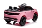 Preview: Kinderfahrzeug pink - Elektro Auto "Land Rover Discovery 5" - Lizenziert - 12V7AH, 2 Motoren- MP3, Ledersitz+EVA-Pink