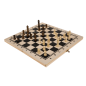 Preview: Holz-Brettspiel, Schach, ca. 34 x 34 cm