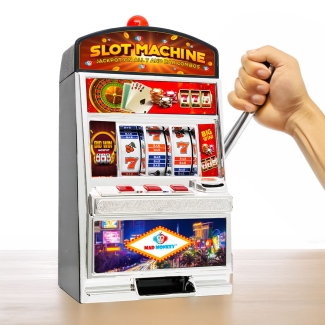 Slotmaschinen Spielautomat als Spardose - Größe XL (inkl. Licht und Sound)