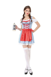 Oktoberfestkleid Dirndl Steffi - Partykostüm Gr. S