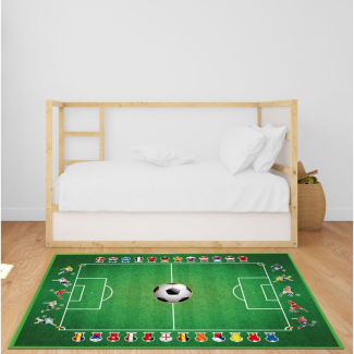 Spielteppich Football 150x100 cm