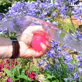 Wiederverwendbare Wasserbomben, 3er Set im Netz, farblich sortiert