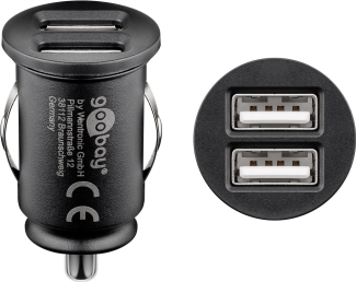 Goobay Dual-USB Auto-Ladegerät (12 W)