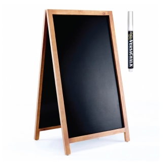 VersaChalk - grosse Kreidetafel mit A-Rahmen für Bürgersteige und Restaurants 110cm x 65cm