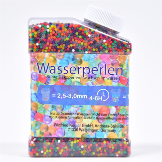 Wasserperlen, 220g, bunt, 10,8x5x8,5cm