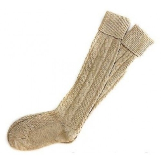 Oktoberfest Kniestrümpfe Socken Beige Grösse 43-46