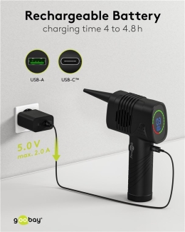 Goobay Elektrisches Staubgebläse