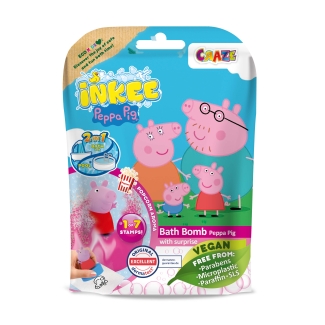 CRAZE Inkee Überraschungs-Badekugel Peppa Pig