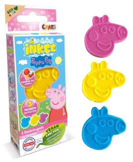 CRAZE Inkee Badebomben Peppa Pig 3er-Set