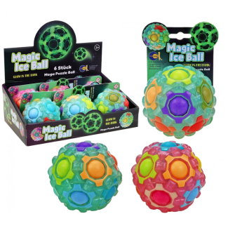 Magic Ice Ball der Knobel-Ball Glow in the dark