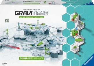 GraviTrax Starter-Set Balance Kugelbahn mit 6 Action-Elementen und 13 Kugeln, ab 8 Jahren