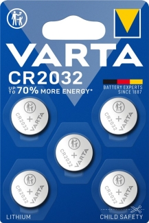 Varta CR2032 (6032) Batterie, 5 Stk. im Blister