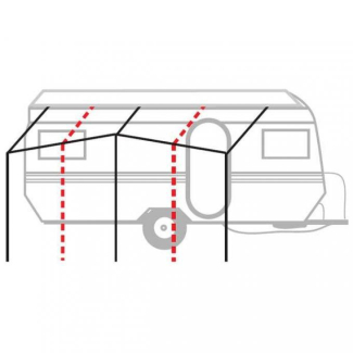 Berger Fehmarn Basisgerüst Aluminium 32 mm