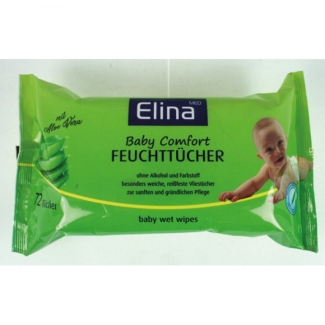 Feuchttücher 72er Elina Baby Tuchgrösse 20x15cm