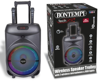 Bontempi Wireless Lautsprecher-Trolley 250W