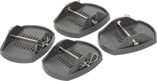 Berger Caravan Foot Stützplatten 4er Set