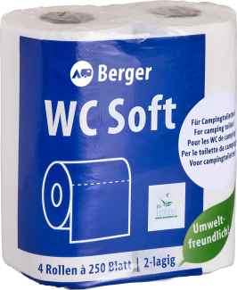 Berger WC Soft  4 Rollen Toilettenpapier