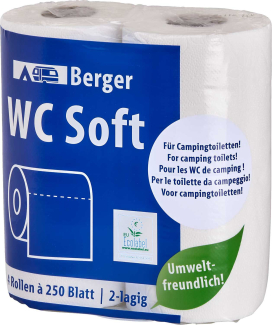 Berger WC Soft  4 Rollen Toilettenpapier