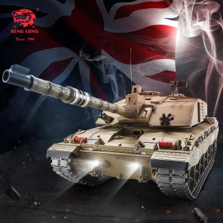 RC Panzer “Britischer Challenger 2” Heng Long 1:16 mit RS + Stahlgetriebe -2,4Ghz -V7.0 -PRO