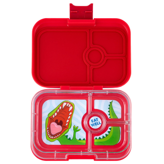 Yumbox Panino (4 Unterteilungen) Wow Red Dino Znüni Lunchbox