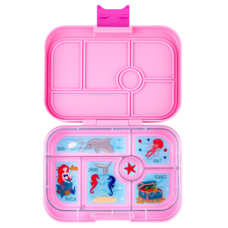 Yumbox Original (6 Unterteilungen) Power Pink Mermaid Znüni Lunchbox