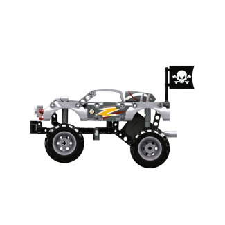 OPEN BRICKS - Monster Truck Silver