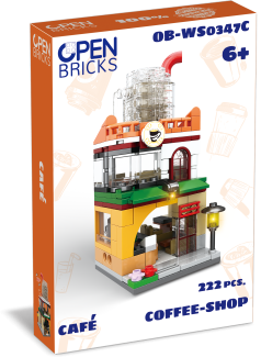 OPEN BRICKS - Café (Klemmbaustein-Set)