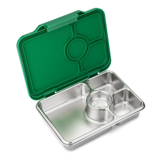 Yumbox Prêt — Auslaufsichere Bentobox aus Edelstahl — Grün