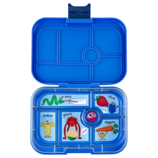 Yumbox Original (6 Unterteilungen) Surf blue Monsters Znüni Lunchbox