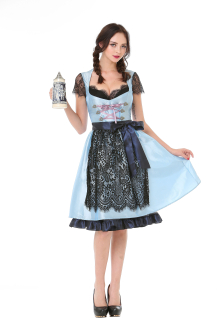 Oktoberfestkleid Dirndl Victoria - Partykostüm Gr. M