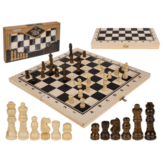 Holz-Brettspiel, Schach, ca. 34 x 34 cm