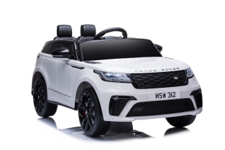 Elektro Kinderauto weiss "Range Rover Velar" - Lizenziert - 12V7AH Akku,2 Motoren + 2,4Ghz