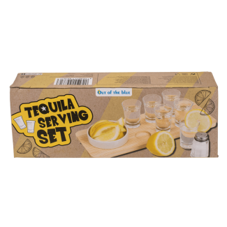 Tequilla-Servier-Set, 9-teilig