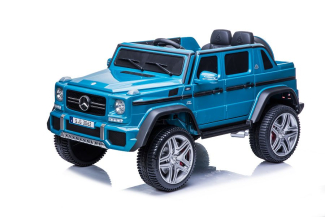 Kinderfahrzeug – Elektro Auto Mercedes Maybach G650 - Lizenziert –2 Sitzer 4 Motoren - MP3 + Ledersitz + EVA