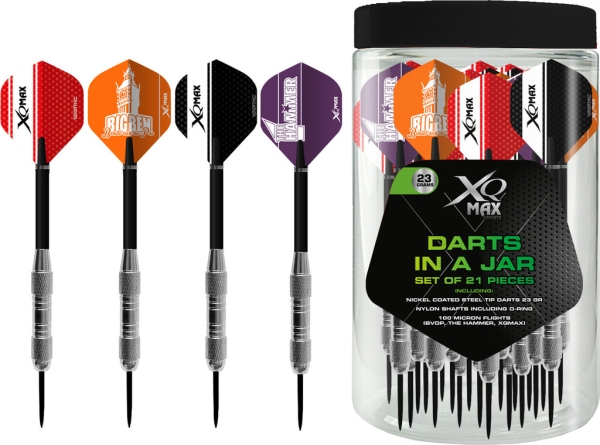 XQ Max Darts im Plastikbehälter: Der optimale Dartspaß für Profis und Begeisterte