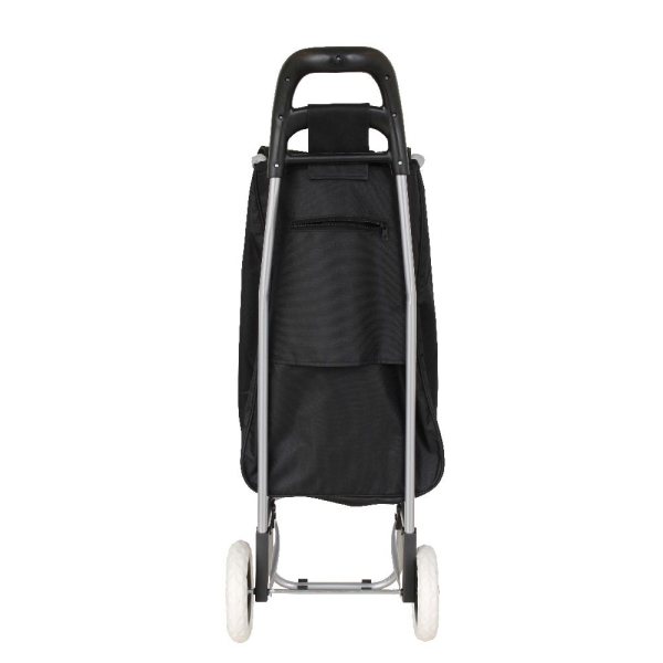 Einkaufswagen Einkaufstrolley schwarz - 92 x 32 x 21 cm - 40 Liter