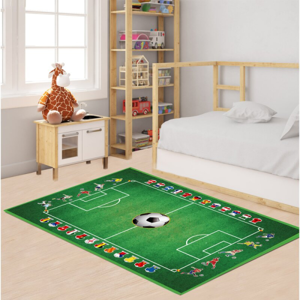 Spielteppich Football 150x100 cm