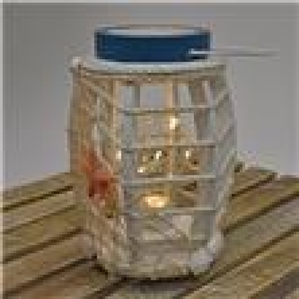 Maritime Deko Lampe aus Holz