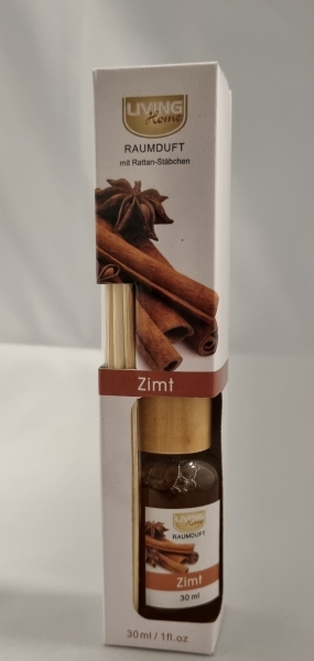 Raumduftset Zimt 30ml mit Riedgrasstäbchen