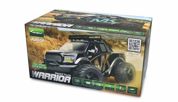 WARRIOR MONSTER TRUCK 1:10 RTR SCHWARZ/GOLD