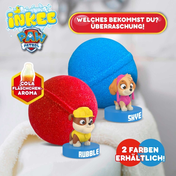 CRAZE Inkee Überraschungs-Badekugel Paw Patrol